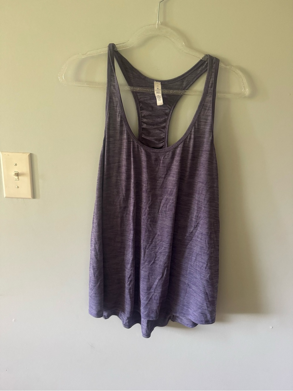 lululemon athletica Lavender Racerback Tank Top